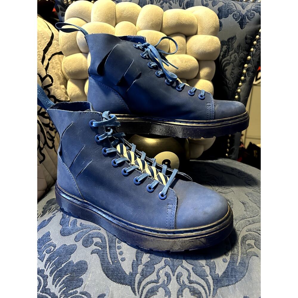 Very Rare! Dr Martens x Offwhite Talib Bright Blue size 8.5/EU 40